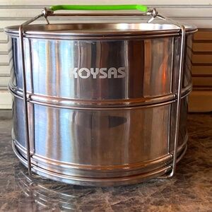 KOYSAS Stackable Steamer Insert for most 6 and 8 Quart Pressure Cookers